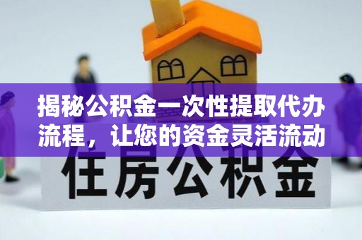 鲁山揭秘公积金一次性提取代办流程，让您的资金灵活流动