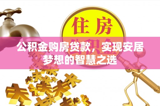 鲁山公积金购房贷款，实现安居梦想的智慧之选
