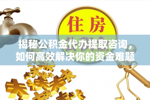 鲁山揭秘公积金代办提取咨询，如何高效解决你的资金难题