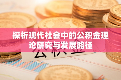 鲁山探析现代社会中的公积金理论研究与发展路径