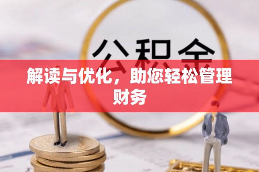 鲁山解读与优化，助您轻松管理财务