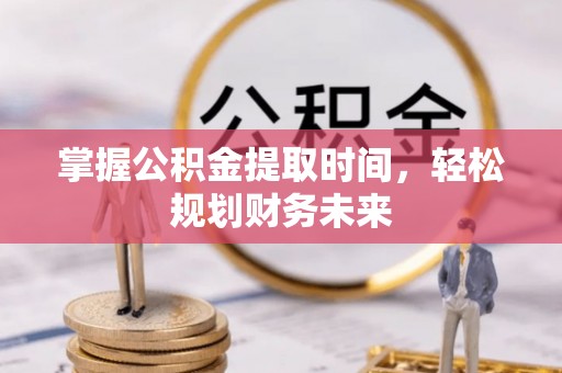 鲁山掌握公积金提取时间，轻松规划财务未来